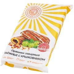 Пряники заварные Таежные с крыжовником Богословский 250г