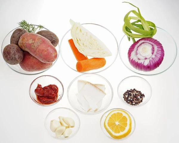 Необходимые продукты для супа.