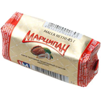 Сырок глазированный Марципан 18% жир. 45г-0}
