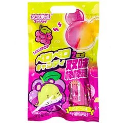 Конфета леденцовая на палочке Lolli Pop с двойным вкусом винограда 78г