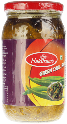 Пикули из зеленого перца чили 400г-0}