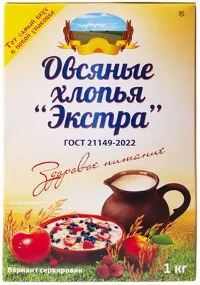 Овсяные хлопья Экстра №3 1кг - купить в Москве по выгодной цене в интернет-магазине Деликатеска.ру