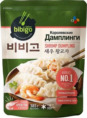 Дамплинги Королевские с креветкой 385г-0}