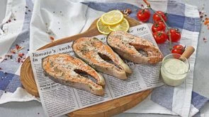 Нерка в масле Конфи с соусом тартар