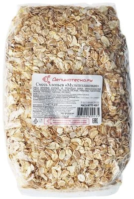Хлопья смесь Мультизлаковая Деликатеска 400г-0}