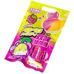Конфета леденцовая на палочке Lolli Pop с двойным вкусом винограда 78г