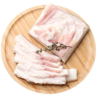 Сало свиное Домашнее соленое Деликатеска ~500г-0}