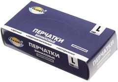Перчатки виниловые  L 100шт