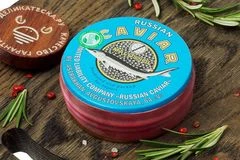 Икра черная стерляди без консервантов замороженная 125г 