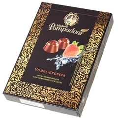 Шоколадные конфеты Vodka-Strawberry со вкусом водки и клубники Германии 150г
