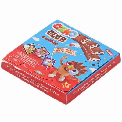 Молочный шоколад Ozmo Club Cookie 47г-1}