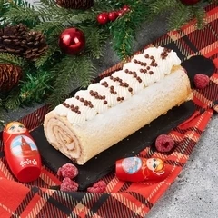 Рулет Пломбир с малиной Деликатеска 500г