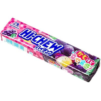 Конфеты жевательные Hi-Chew со вкусом винограда Morinaga 55.2г-1}