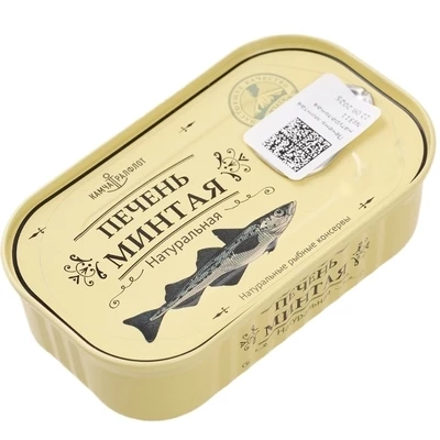 Печень минтая натуральная 120г-1}