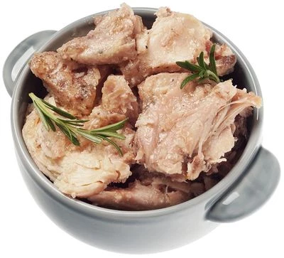 Тушенка фермерская из мяса цыплят-корнишонов 500г-0}