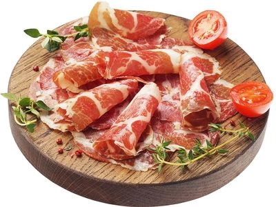 Коппа из свинины сыровяленая полусухая без усилителей вкуса 80г-0}