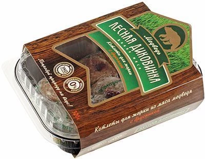 Котлеты из мяса медведя с брусникой 320г-0}