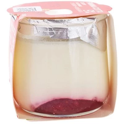 Десерт Panna Cotta Сливки-клубника 9% жир. Коломенское 160г-1}