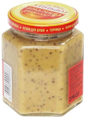 Горчица зернистая острая 190г -1}