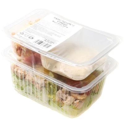 Салат Цезарь с курицей Деликатеска 500г РАСПРОДАЖА-1}