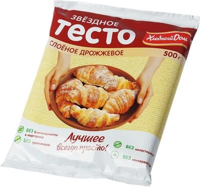 Тесто слоеное дрожжевое 500г-1}