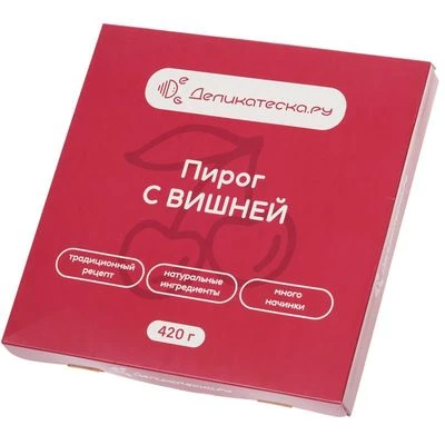 Пирог с вишней Деликатеска 420г-1}