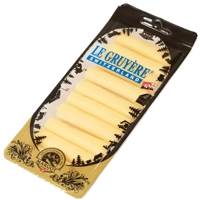 Сыр Грюйер твердый в рулетиках Margot Fromages 49% жир. 100г Швейцария -0}