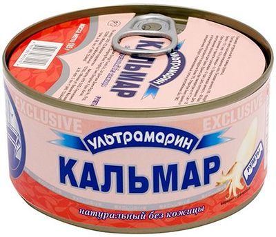 Кальмар рулетики консервированные 185г - купить в Москве по выгодной ...