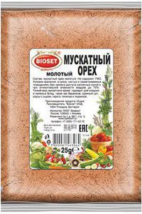 Мускатный орех молотый 25г