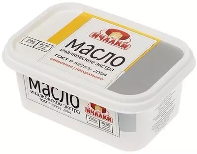 Масло сливочное Ичалковское Экстра 80% жир. 250г - купить в Москве по ...