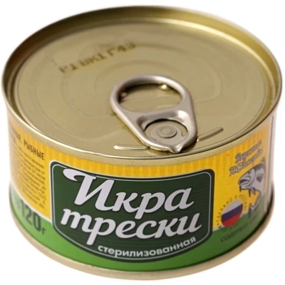 Икра трески Вкусные консервы 120г-0}