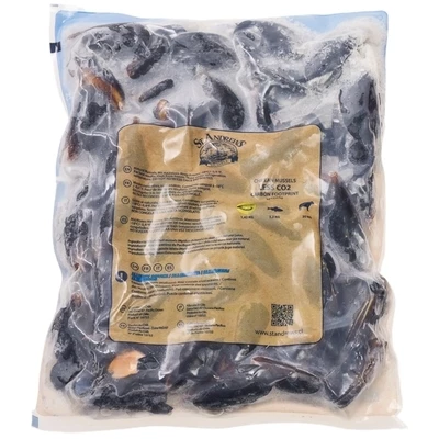 Мидии целые в раковине 40/60 1кг-1}