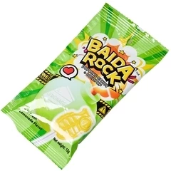 Карамель на палочке со взрывной карамелью Освежающий лимонад Япония 12г