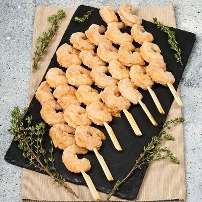 Креветки ваннамей очищенные в маринаде Том Ям Деликатеска 350г-1}