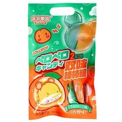 Конфета леденцы на палочке Lolli Pop с двойным вкусом апельсина 78г