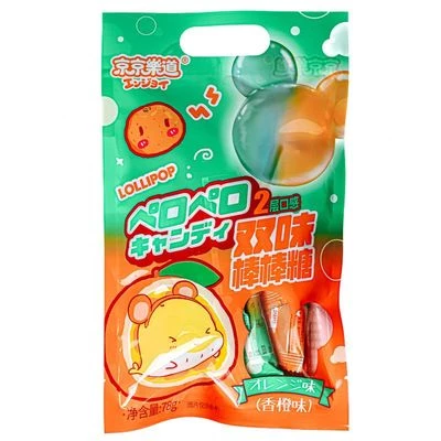 Конфета леденцы на палочке Lolli Pop с двойным вкусом апельсина 78г-0}