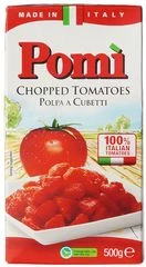 Томаты резаные кубиками Pomi Италия 500г