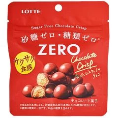 Шоколадное драже без сахара Зеро Lotte Япония 28г