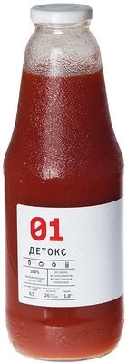 Сок мультиовощной Детокс №01 без сахара 1л-0}