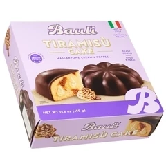 Кекс Bauli с кремовой начинкой Tiramisu в шоколадной глазури Италия 450г