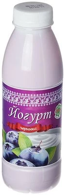Йогурт со вкусом черники 2% жир. 450г-0}