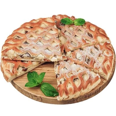 Пирог с творогом и изюмом сдобный Деликатеска 420г-0}