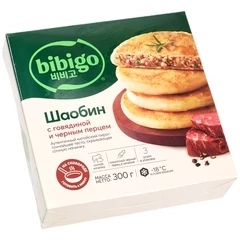Пирог китайский Шаобин с говядиной и черным перцем  Bibigo 300г