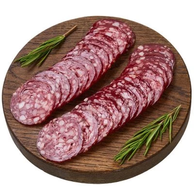 Колбаса сырокопченая Брауншвейгская нарезка Деликатеска 100г-0}