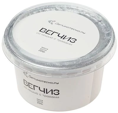 Паста ВегЧиз из кешью с французскими травами и чесноком 200г -0}