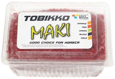 Икра летучей рыбы Тобико Маки красная 500г-0}