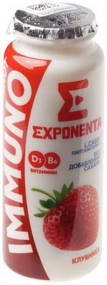 Продукт кисломолочный Exponenta Иммуно Шот Клубника 100г-0}