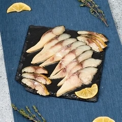 Скумбрия подкопченная филе-кусочки в масле Деликатеска 180г