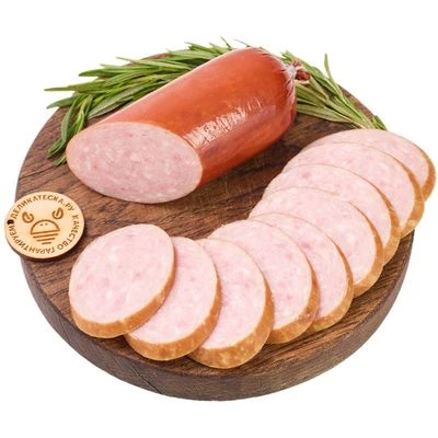 Сервелат варено-копченый Зернистый Деликатеска 400г-0}