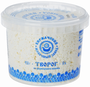 Творог 9% жир., ГОСТ 450г